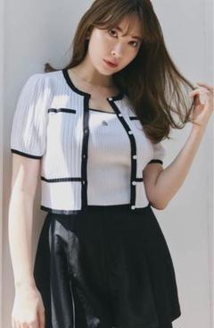 2025年最新】TROIS logo bicolor rib knit setの人気アイテム