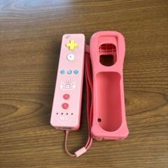 ジャンク品 任天堂 Wiiリモコン ピンク ピーチ
