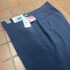 【新品】ゴルフパンツ　メンズスラックス/ネイビー/w115 5L ノータック