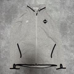 NIKE FCRB エフシーアールビー　ナイキ　ジップアップパーカー　グレー　M