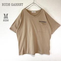 a2701【ルードギャレット】ロゴ刺繍 Vネック半袖Tシャツ 胸ポケット