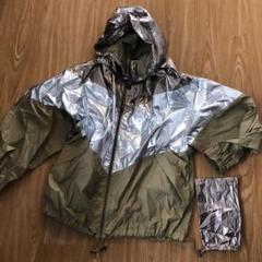 ISABEL MARANT ETOILE メタリック シルバー ナイロンパーカーのサムネイル