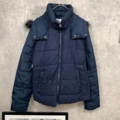 OLD NAVY ダウンジャケット 中綿ポリエステル ★ M ネイビー 無地 OLD NAVY ダウンジャケット 中綿ポリエステル ☆ M ネイビー