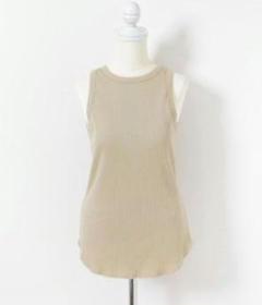 ラートLAATO完売品パット付タンクトップノースリーブ PAD TANK TOP