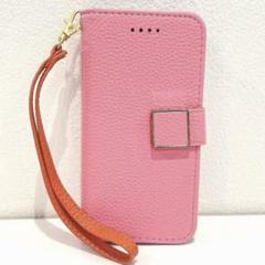 iPhone13mini ケース 手帳型 アイフォン13ミニケース ピンク