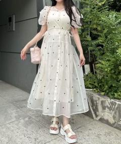 OLIVE des OLIVE ストライプ ノースリーブ ワンピース Sサイズ OLIVE des OLIVE（オリーブデオリーブ）の「ストライプ