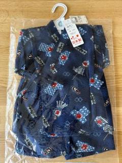 【新品】甚平 男の子 日本製 80 祭り