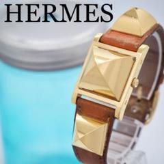 103 HERMES 時計 エルメス　メドール　ピラミッド　レディース　ゴールド