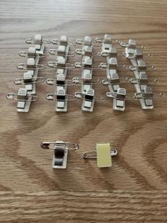 クリップ付きピン　安全ピン　両面テープ　ハンドメイド