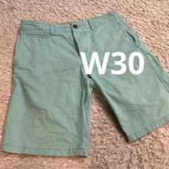 GAP ハーフパンツ　メンズ　ショートパンツ　ミントグリーン　w30