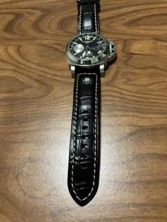 GMT 自動巻き時計 レザーバンド