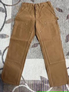 carharrt ベージュ ダブルニー W30 L31 Carhartt ダブルニー ベージュ ブラウン 鬼フェード