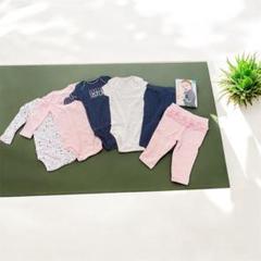 そ　ベビー服　60cm フリル　ピンク　ロンパース 半袖　長袖　パンツ