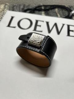 希少　LOEWE　ヴィンテージ　バングル ヴィンテージ】 LOEWE バングル ブレスレット ブラウン ゴールド