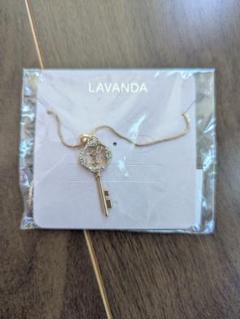 LAVANDA 鍵モチーフ ネックレス ゴールド