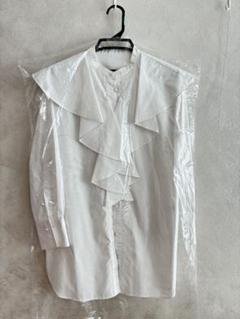 ☆美品☆シャルマントファム(シャルマントサック) フリルシャツ