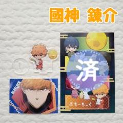 ブルーロック 國神錬介 お月見 アクリルスタンド ステッカー シール ローソン