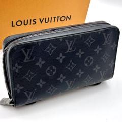 S級美品‼️ Louis Vuitton エクリプス　ジッピーウォレット　RFID 最高峰✨】ルイヴィトン モノグラム エクリプス ジッピーXL 長
