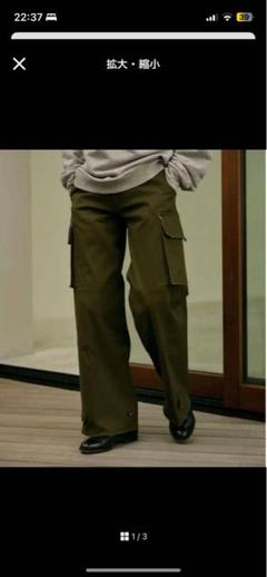 soerte/ワイドストレートテックカーゴパンツ Wide straight tech cargo pants (Washer nylon)/ワイド