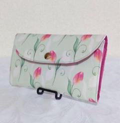 お財布ポーチ ♡ グレースフル チューリップ ウオレット / ハンドメイド