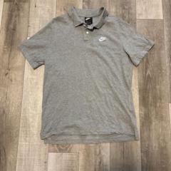 Nike グレー ポロシャツ Mサイズ