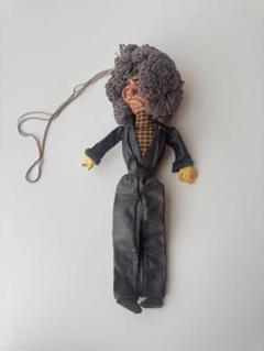 昭和レトロ 手作りカーリーヘアドール 約45cm シンガー ダンサー アメリカ