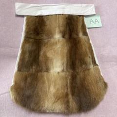 裏地付】 ホエジカ尻あて 腰皮 鹿毛皮敷物 スキー 登山 山菜