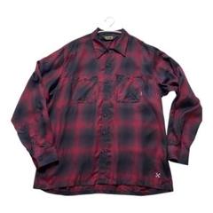BULUCO】WORK GARMENT ブルコ オンブレ ワークシャツ XL