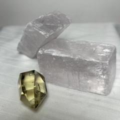 【天然水晶 3個セット】氷州石 パワーストーン クォーツ ★浄化作用 ★邪気払い