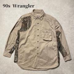 90s Wrangler ハンティングシャツ リアルツリーカモフラ ラングラー