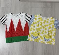 ベイビーチアー　Tシャツ　レモン　スイカ　半袖シャツ　男の子　120 110