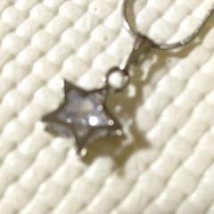 ネックレス　シルバー　星　スター　キュービックジルコニア cz