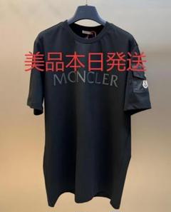 美品】MONCLER ブラック Tシャツ 新品タグ付き - メルカリ