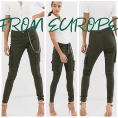 MISSGUIDED ミスガイディッド　カーゴスキニーパンツ　ワークパンツ MISSGUIDED ミスガイディッド カーゴスキニーパンツ ワーク