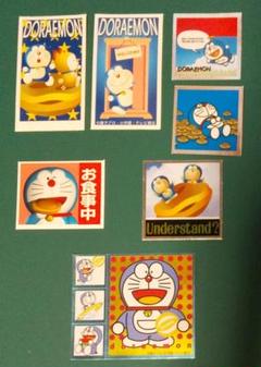 ドラえもん 色つけ前セル画12枚＋おまけセット