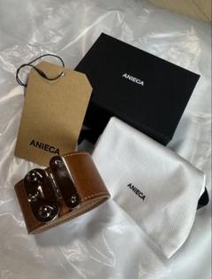 SALE♡ANIECA♡レザーバングル　キャメル♡シルバー レザーバングル | レディースファッション通販 – ANIECA