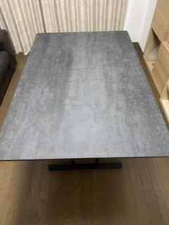 ダイニングテーブル アテッサ セラミック天板120X80×65 ストームグレイ ダイニングテーブル アテッサ セラミック天板120X80×65 ストーム