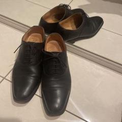 HIROKAWA SCOTCH GRAIN 黒ドレスシューズ