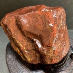 国産天然石　碧玉　ジャスパー　鑑賞石　水石　コケリウム　テラリウム　赤玉石