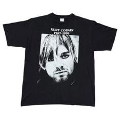 希少 XL 90's NIRVANA Kurt Cobain 追悼 Tシャツ