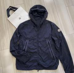MONCLER ロゴ ナイロンジャケット ネイビー
