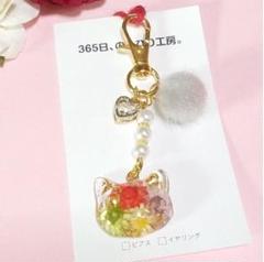 楽天市場】レジンチャーム 猫チャーム 全6種 カン付き ゴールド