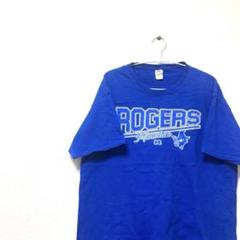 ROGERS ロジャース スポーツ フルーツオブザルーム ブルー　青 Tシャツ