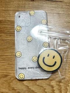 iPhone用透明ケース 　スマイリー iPhone12 Pro Max