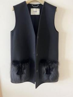 FENDI ファー付きダウンベスト FENDI ファー付きダウンベスト