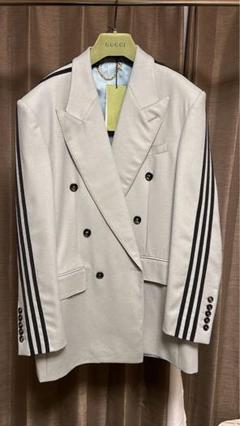 GUCCI×adidas 22AWチェックテーラードジャケット691430 691430