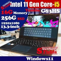 ｜ 東芝 G83HS ☆11世代 i5 16G 256G ☆1920x1080 ♡東芝 G83HS 11世代 i5 ♡16G 256G NVMe FHD - メルカリ