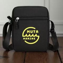 MUTA MARINE メッセンジャーバッグ ブラック 15x20cm MUTA MARINE ショルダーバッグ ブラック｜Yahoo!フリマ（旧