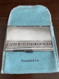 美品　ティファニー　アトラス　925　カードケース　名刺入れ　シルバー Tiffany & Co. アトラス シルバー925 名刺入れ カードケース