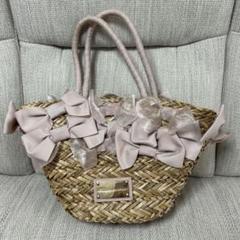 新品未使用　ジルバイジルスチュアート　かごバッグ　ビニールバッグ　ラメ　春 JILL by JILLSTUART - JILLby JILL STUART ビニール カゴバッグ